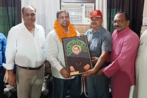  ईवीएम के खिलाफ देश भ्रमण पर निकले बामन मेश्राम का स्वागत